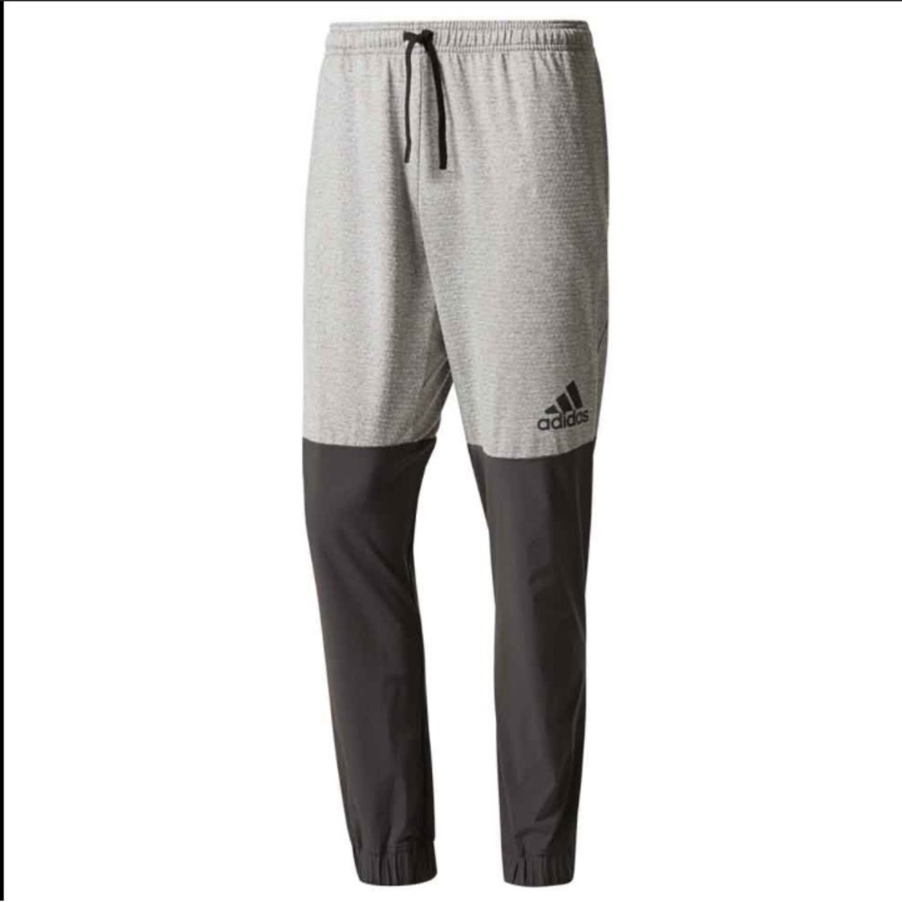 Adidas Extreme Workout Long Gray Two Tone Jogger Pant